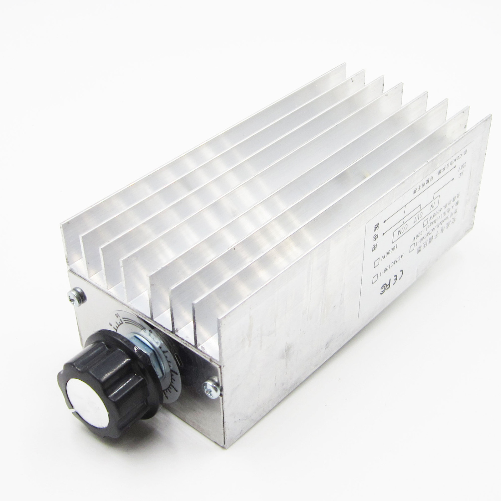 220V 10000W SCR Voltage Regulator Thermostat Dimmer Motor Speed Controller