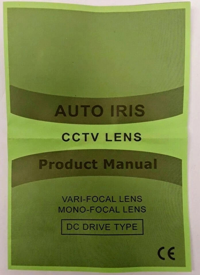 Evetar EVD0358A-ML CCTV Varifocal Lens 3.5-8.0mm F1.4 1/3″ Security Camera Lens
