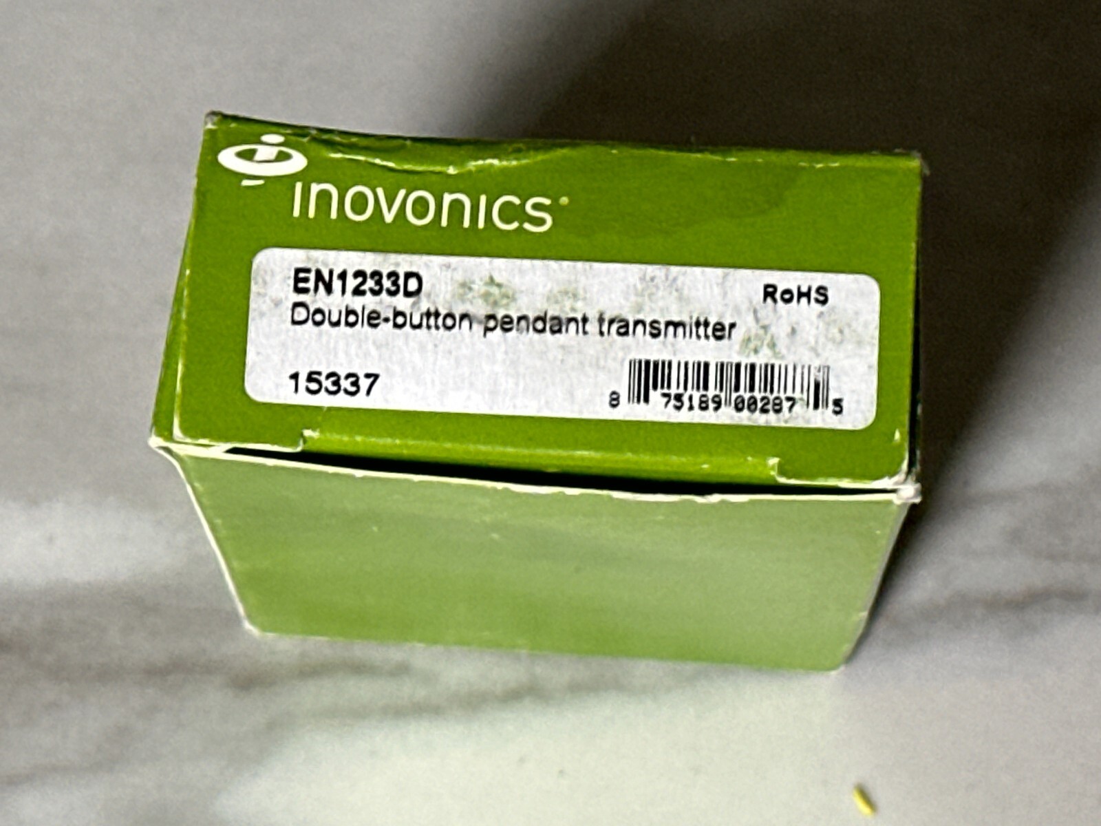 New Inovonics EN1233D Double-Button Necklace Pendant