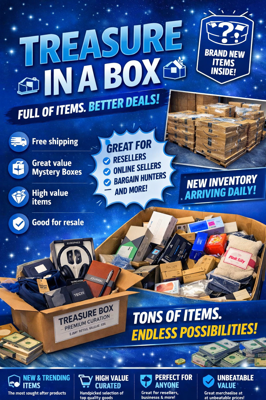 TikTok Retail Discovery Chest – Overstock Warehouse Finds