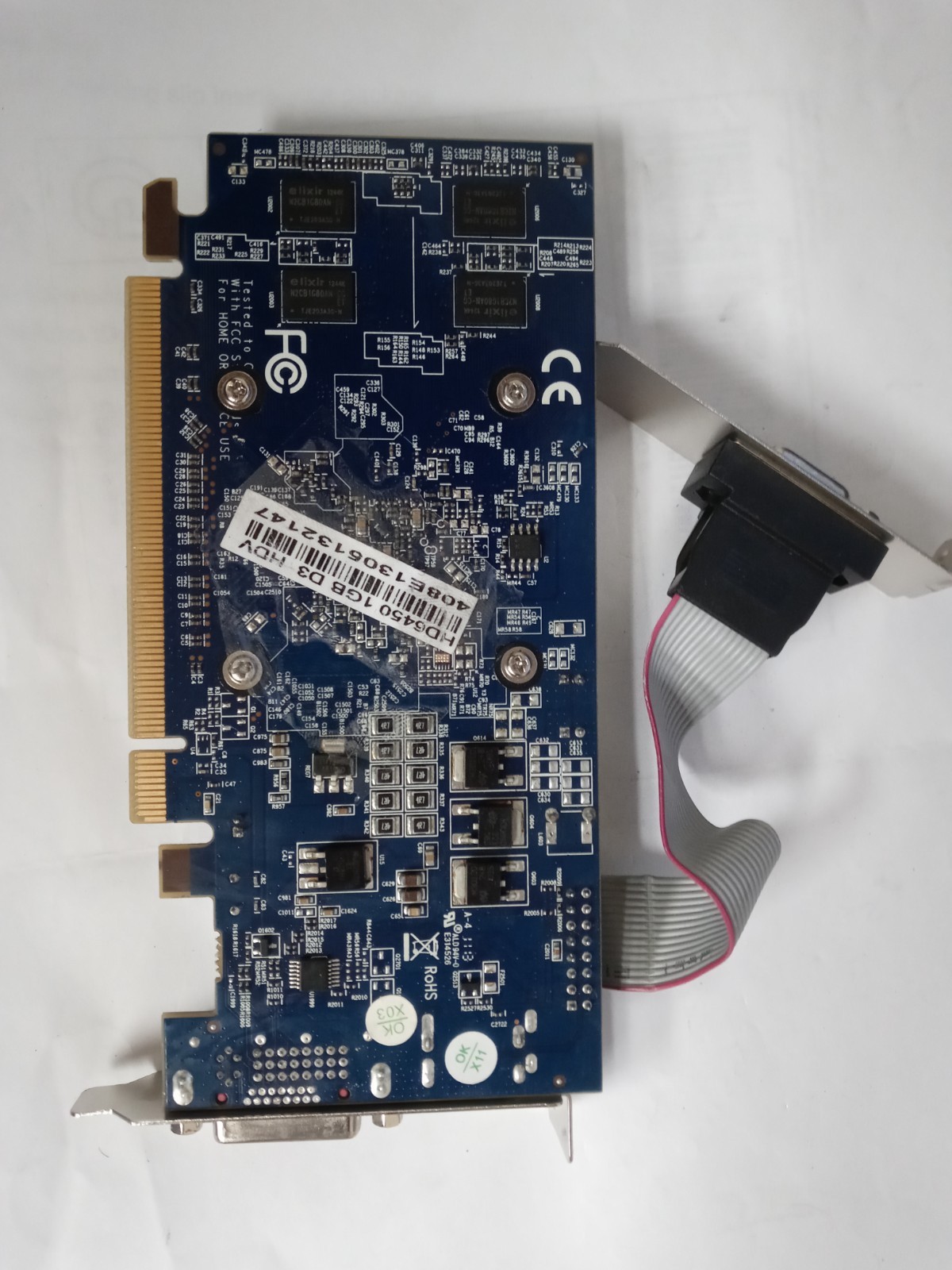 HD6450 1GB D3 HDV Video Card Ta-x6400 REV 2.0 109-TA0164-20