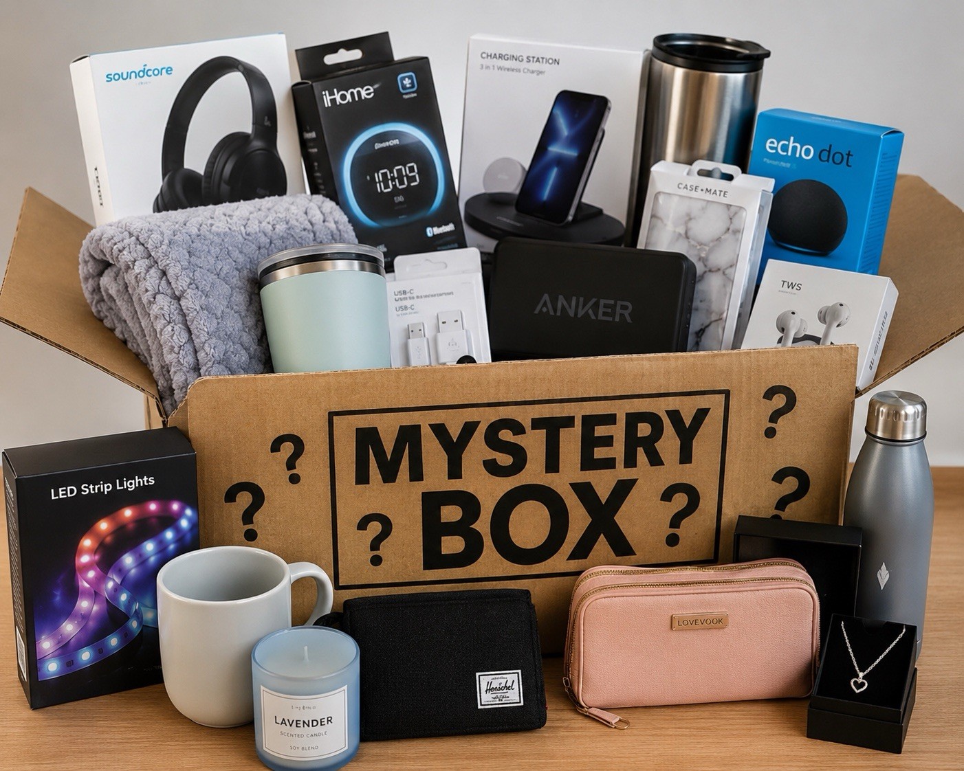 Brand New Electronics Mystery Box | Tech Accessories, Smart Devices & More