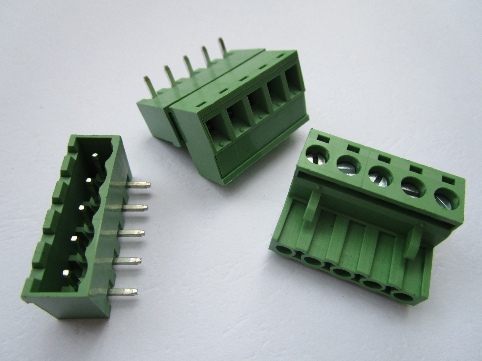 30 pcs Close Angle 5pin 5.08mm Screw Terminal Block Connector Pluggbale Type New