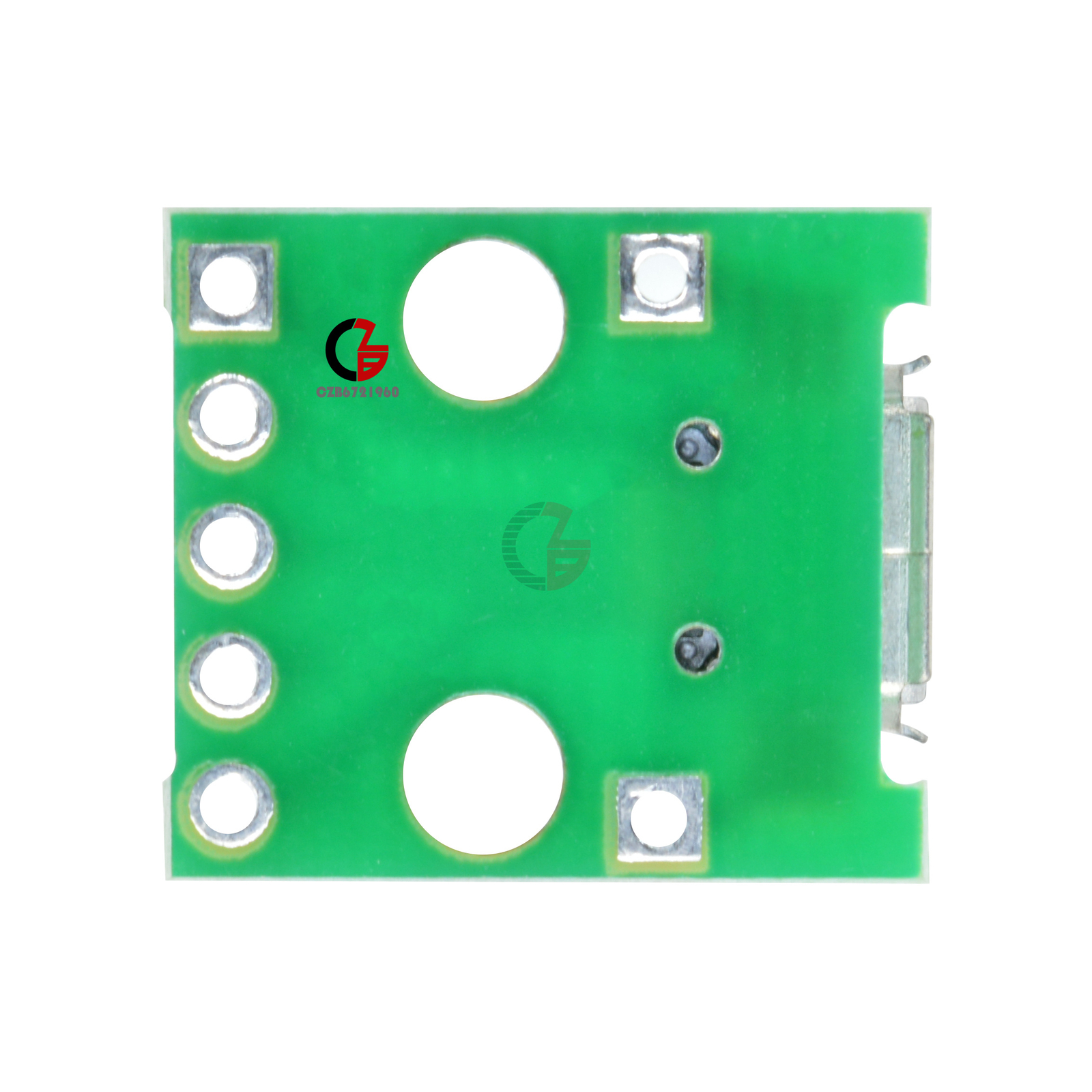 5pcs MICRO Female USB to DIP Adapter Converter for 2.54mm PCB Board DIY Power