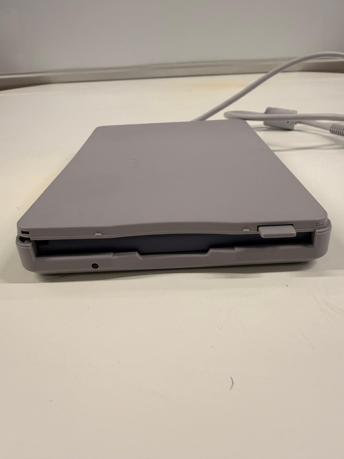 Vintage External 3.5 Floppy Disk Drive Portable USB Grey Retro PC Mac Laptop