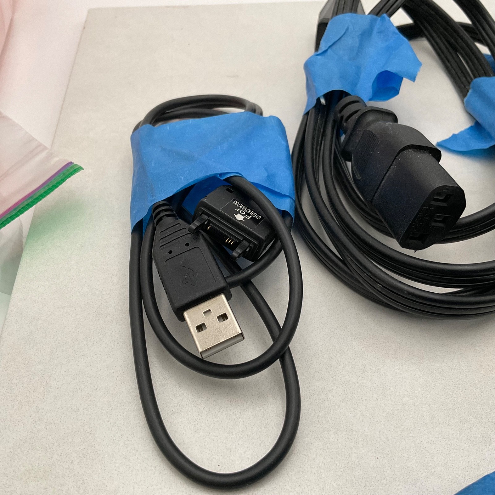 Mix Lot Electronic Cables USB Power Cords Mini USB Samsung Adapter ComputerCable