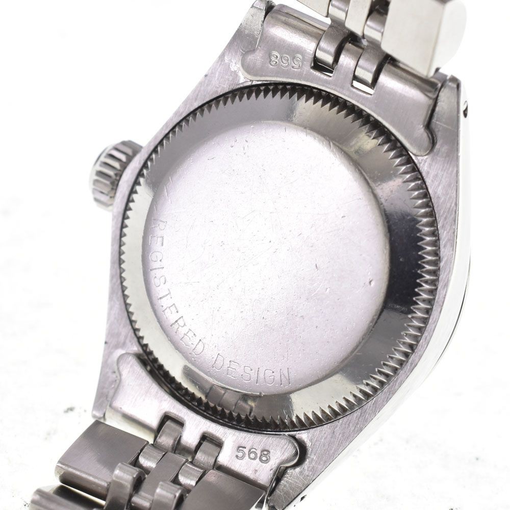 ROLEX Watch Oyster Perpetual Date 6517 Cal.1160 Automatic Silver Dial Women’s