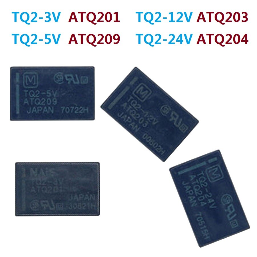 MATSUSHITA TQ2-3V TQ2-5V TQ2-12V TQ-24V Panasonic High Frequency Relay 10Pins