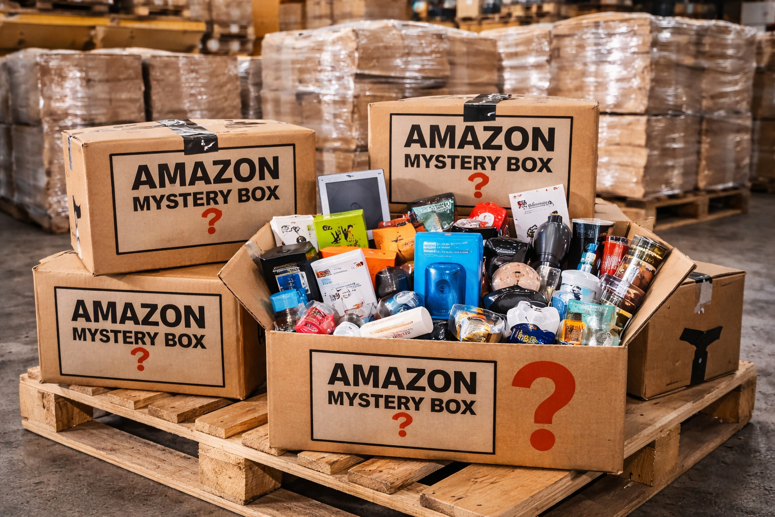 AMAZON Mystery Box General Merchandise Fun Resellers/starter Bundles