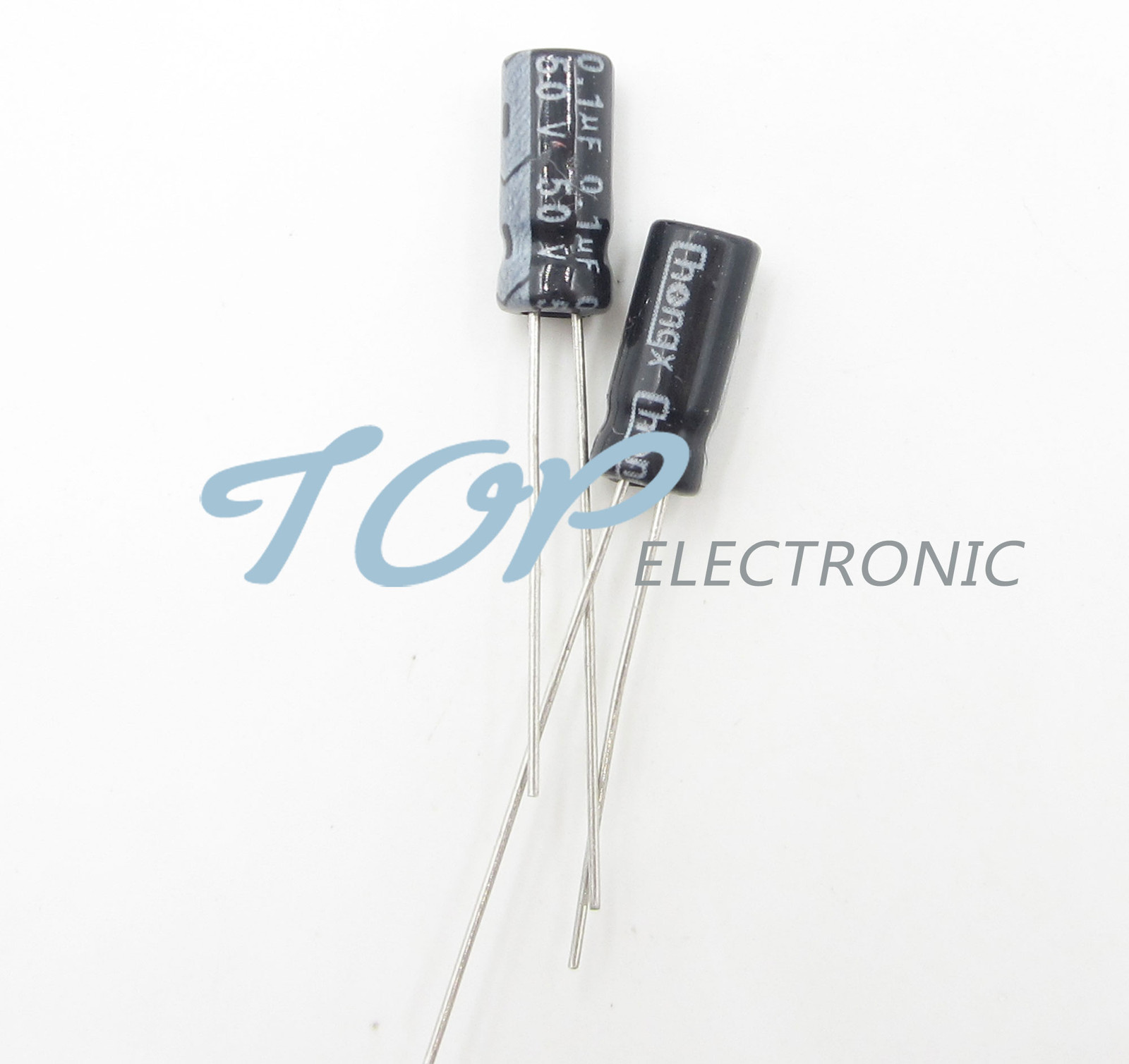 100PCS 0.1uF 50V 5mm*11mm Radial Electrolytic Capacitors NEW