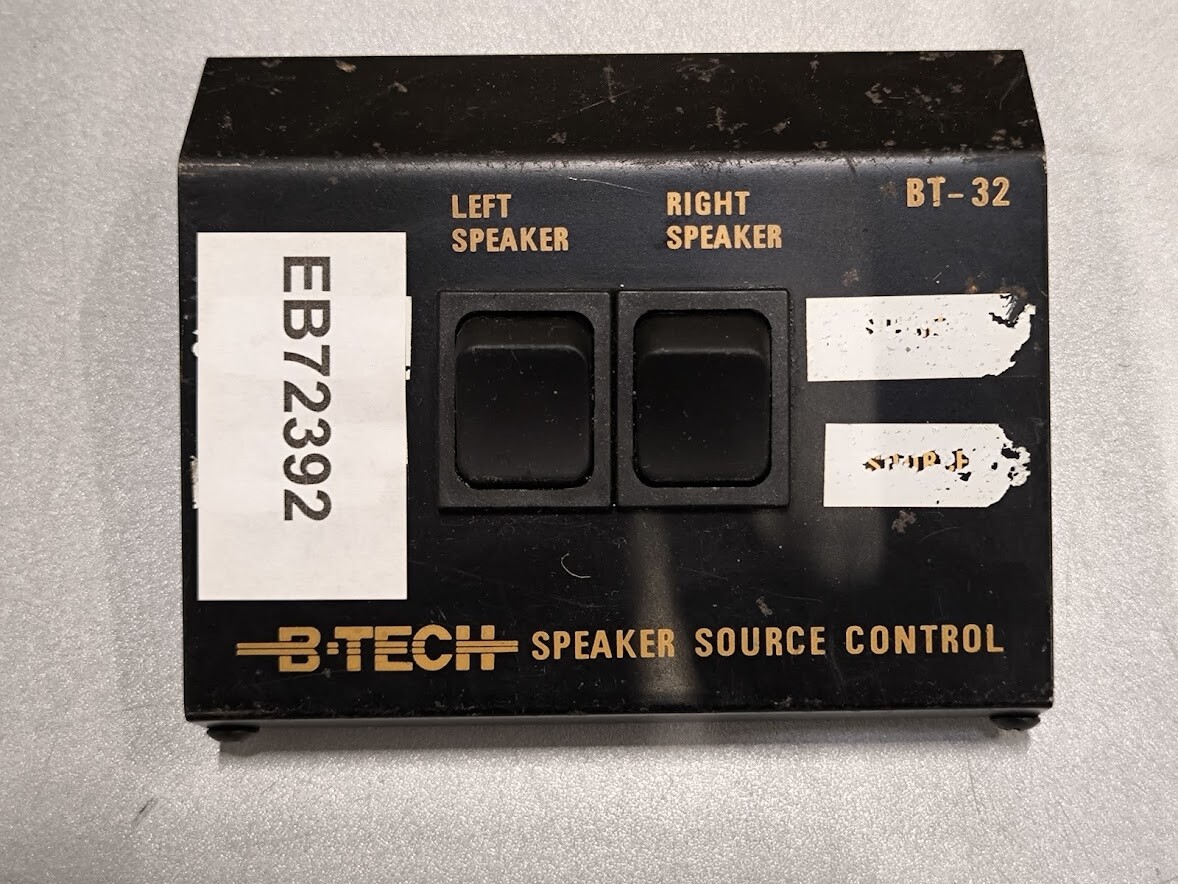 B-Tech BT-32 Speaker Source Control – Used, Fully Working