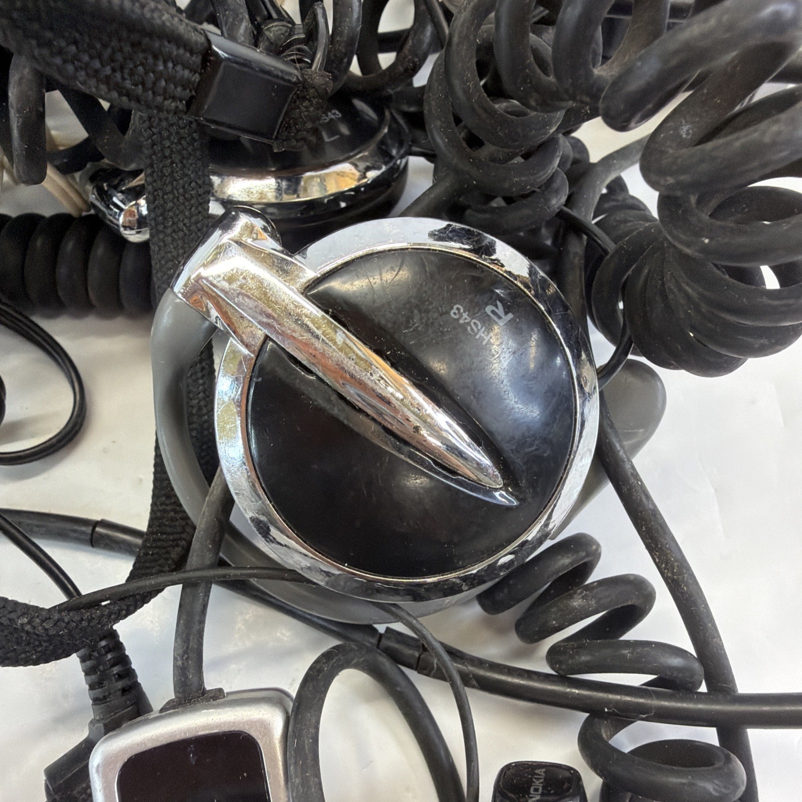 Bulk Electronics Lot Car Chargers Headsets Cables Untested Parts Repair Mixed