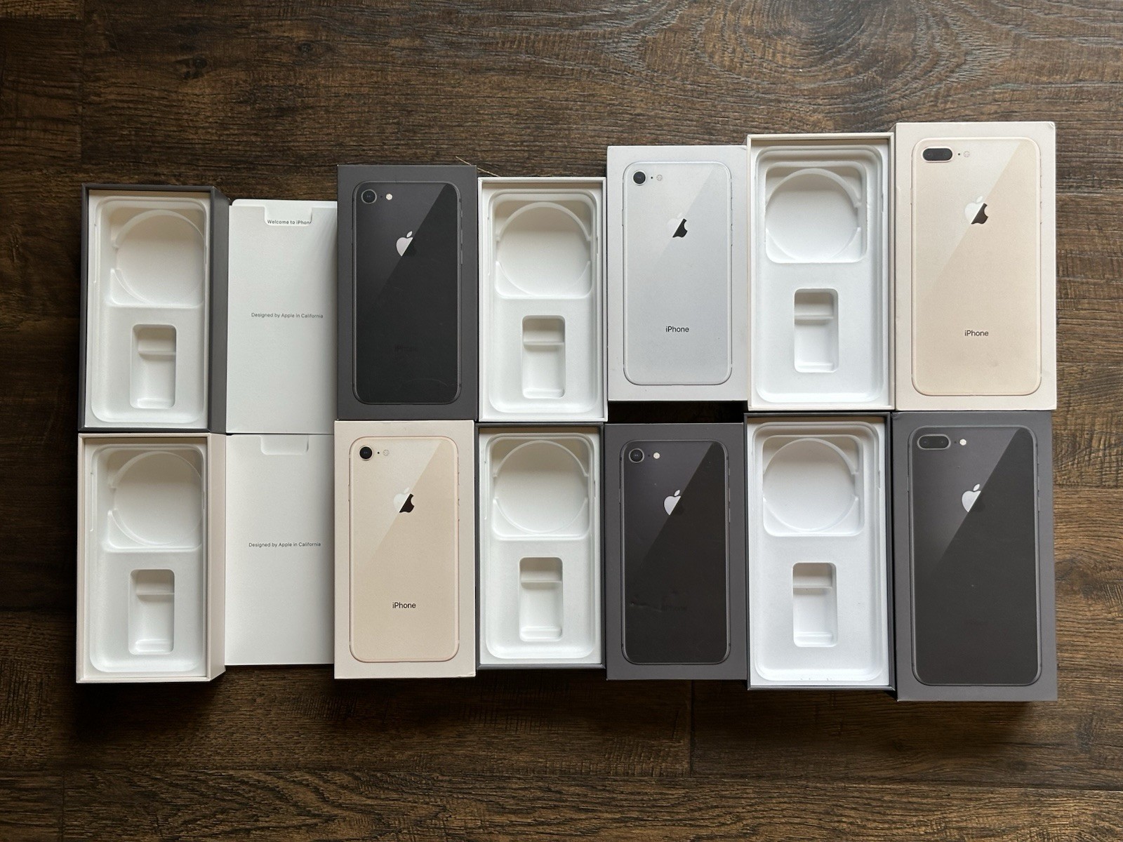 Apple iPhone Empty Retail Box Lot 63 boxes (4, 4s, 5c, SE, Xs, 12, 13, 17, Etc.)