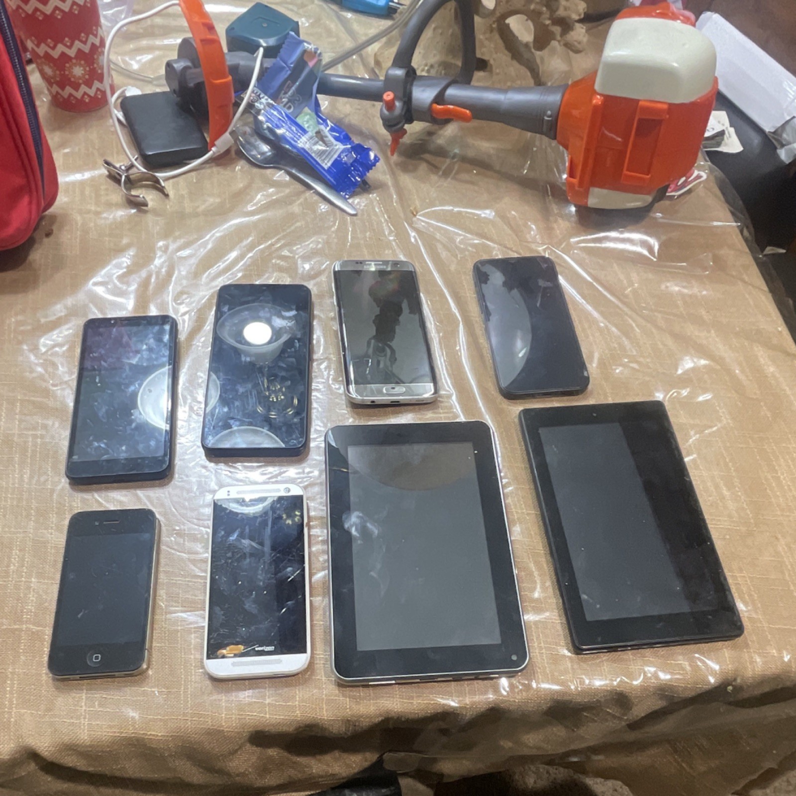 Broken Apple Samsung Vortex HTC Amazon Smartphones & Tablets lot
