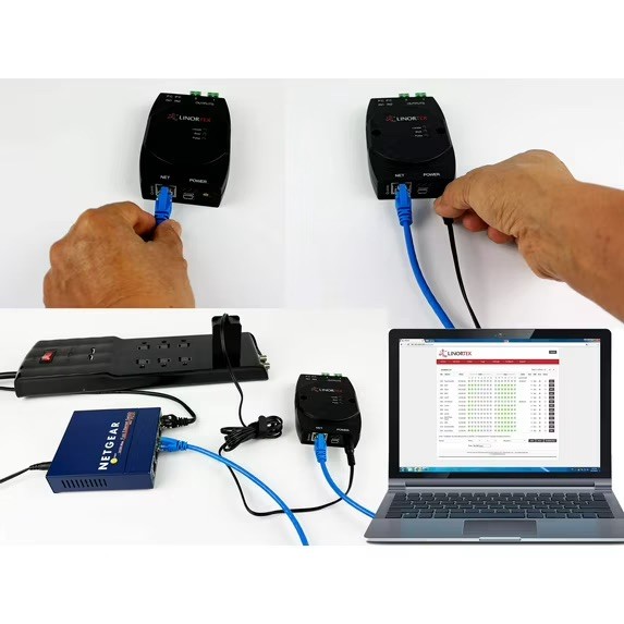 Linortek Netbell-2 TCP/IP Ethernet 2 Zone Bell Ringer Web-based Bell Controller