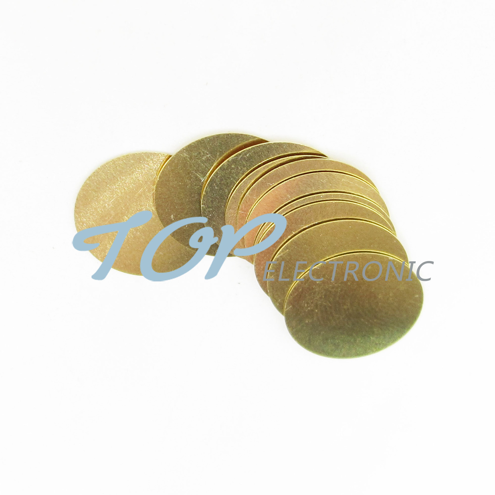 100PCS 12mm Piezo Elements Sounder Sensor Trigger Drum Disc + Copper