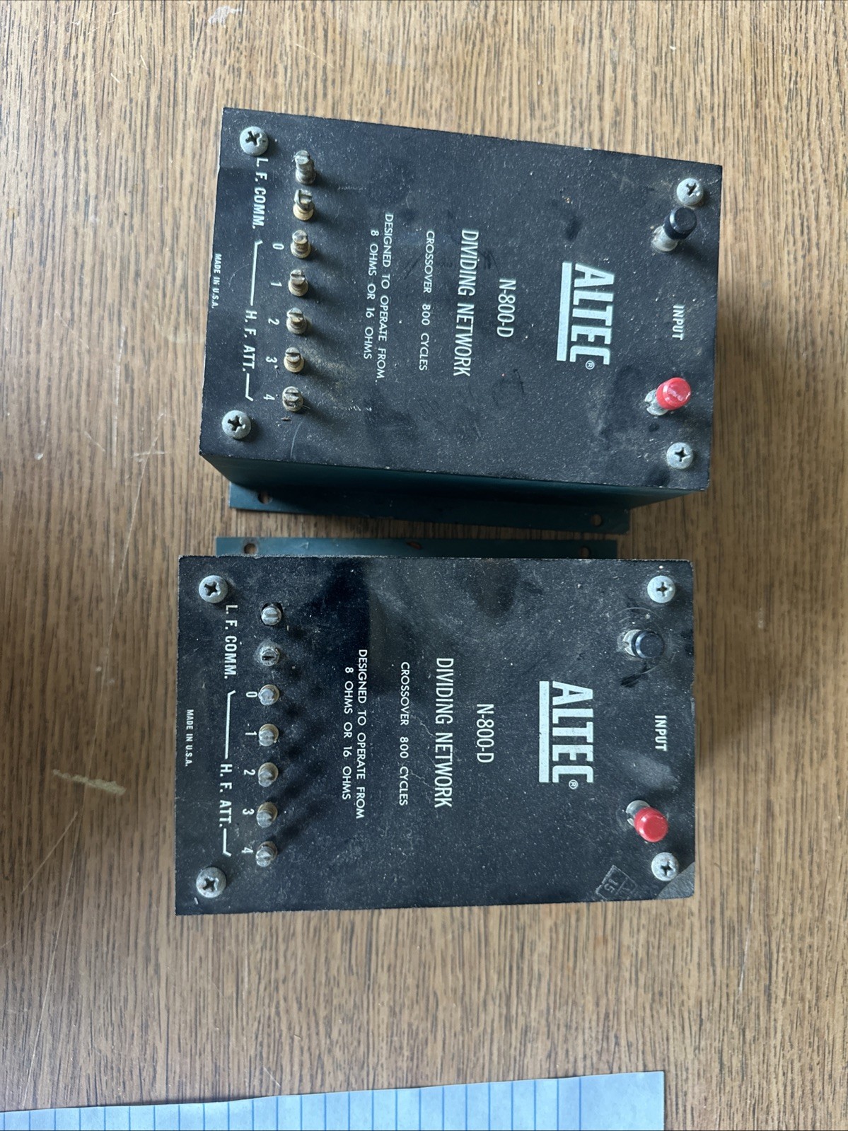 Altec M800 D X-OVERS For Horn Speaker, Pair