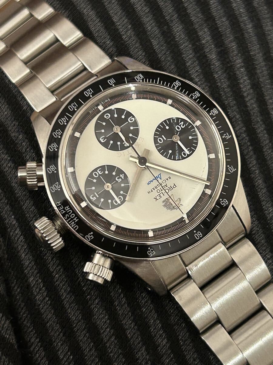 PRO-LEX Racingraph Dino Automatic Chronograph Wristwatch SS for klh2195klh