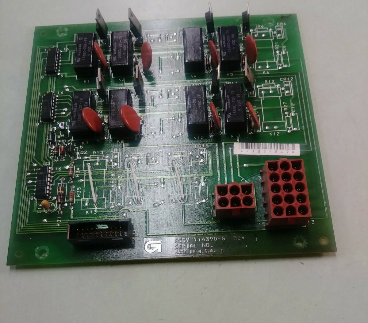 Gilbarco Relay Circuit Board T14390-G