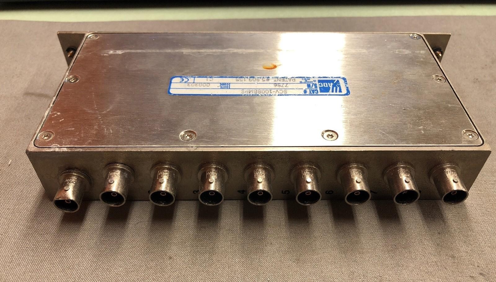 ADC RF WORx 8:1 SPLITTER 5-1000 Mhz SCV-1008BMPS NO FUSES
