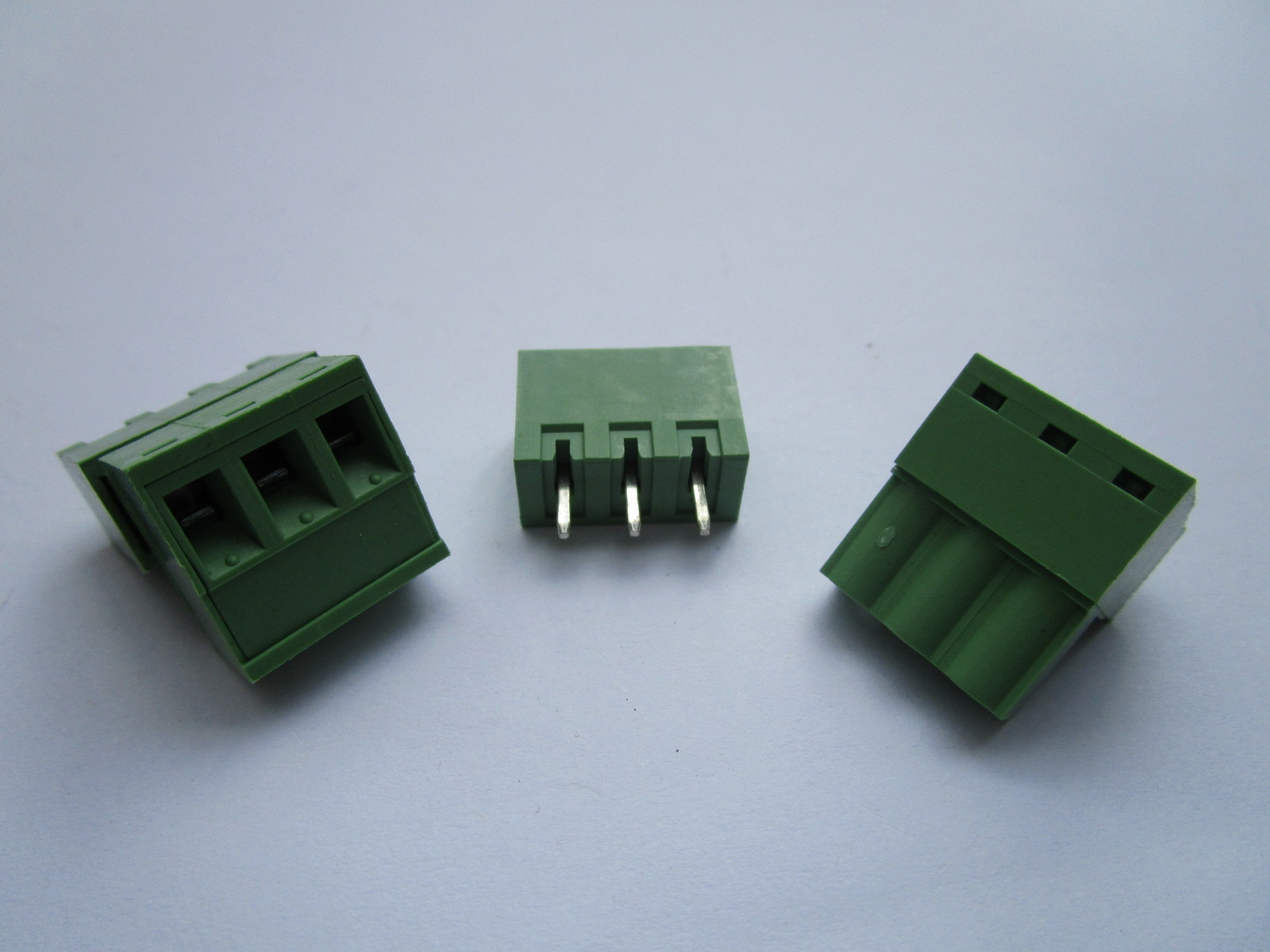 20 pcs 5.08mm Close Straight 3 pin Screw Terminal Block Connector Pluggable Type
