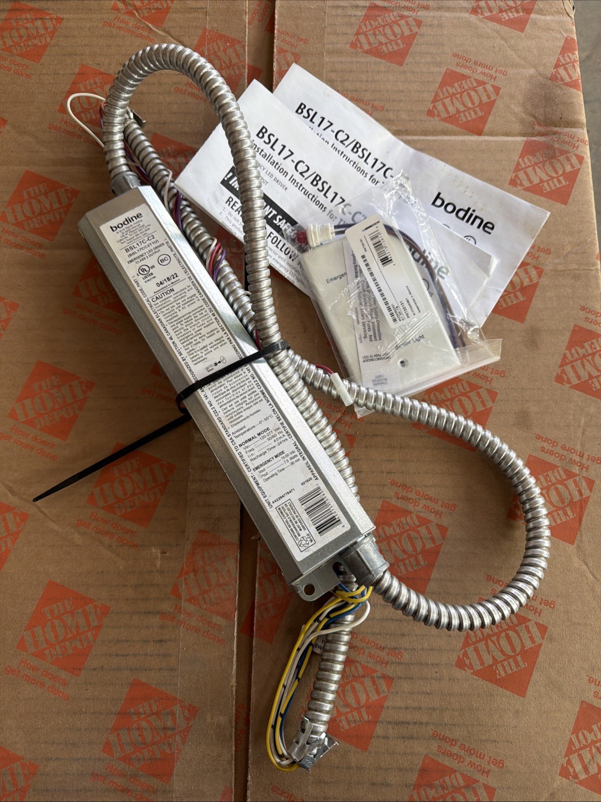 Bodine BSL17C-C2 Type 1 Emergency LED Driver