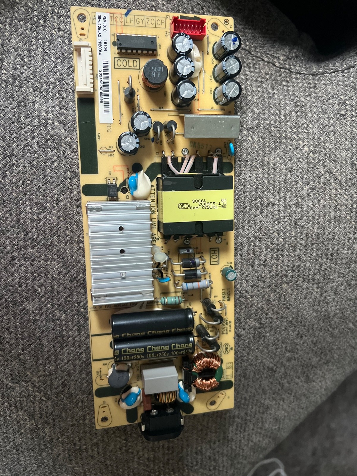 POWER BOARD TCL 50S425 / 55S421 / 55S425, 08-L12NLA2-PW200AA