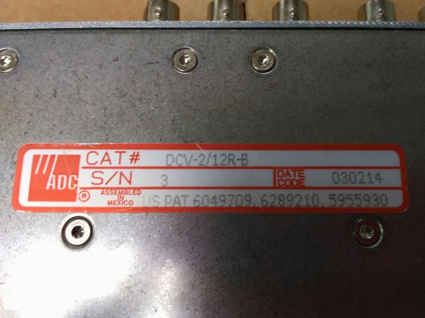 ADC WORx DCV-2/12R-B Module 12dB 5-1000 MHz COUPLER