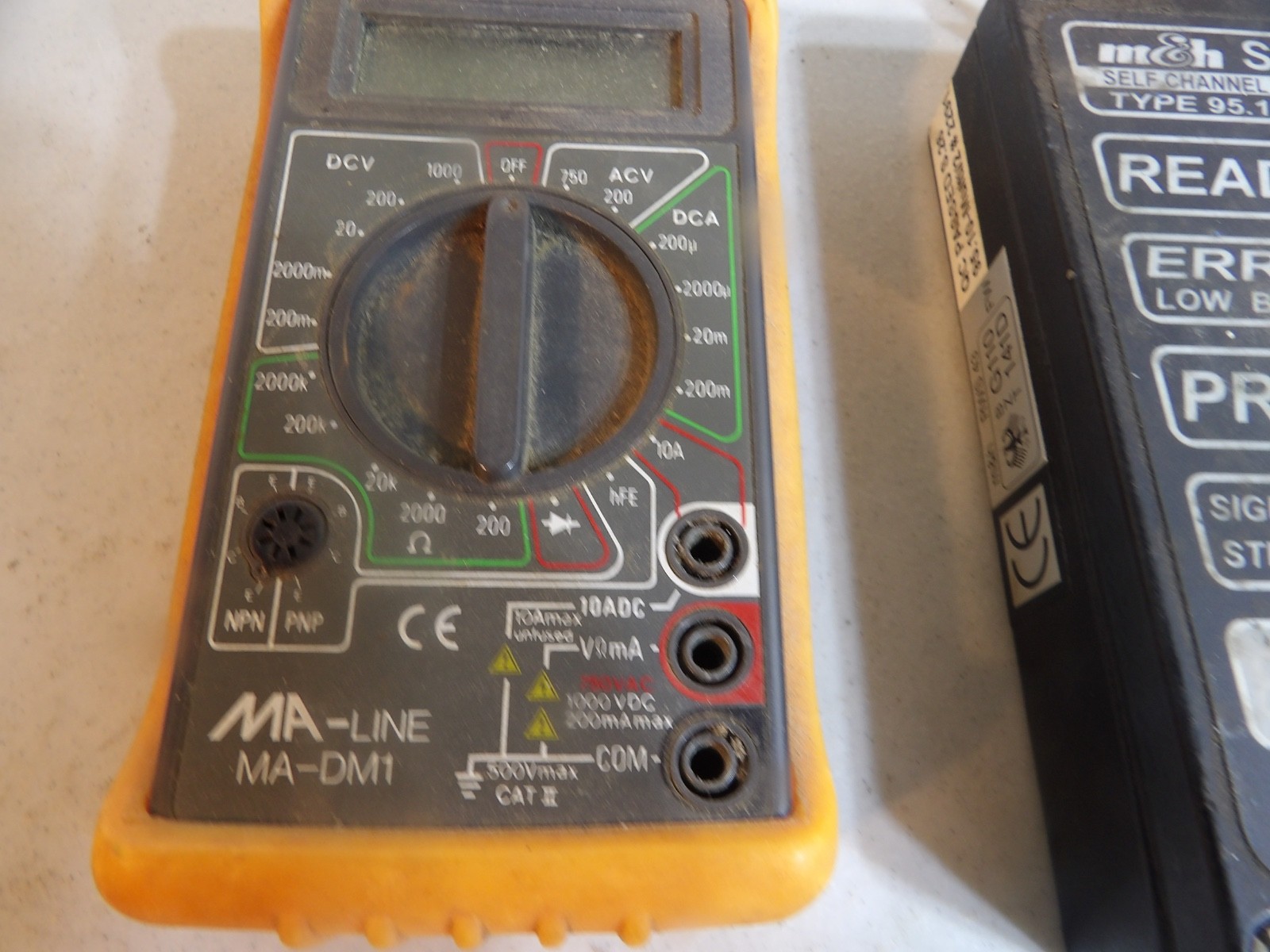 2 Electronic Meters for parts only