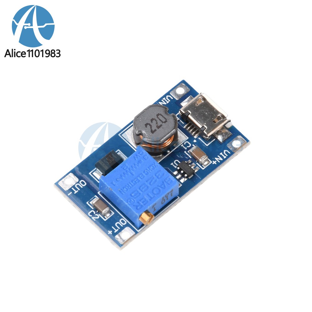 5PCS 2A booster board DC-DC step-up module 2/24V to 5/9/12 / 28V Replace XL6009
