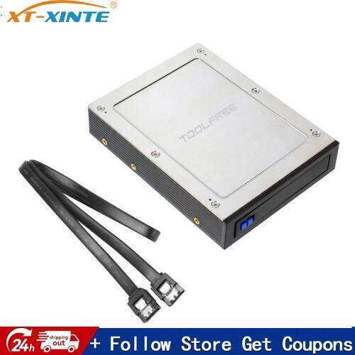 SATA III Tray-Less Mobile Rack 2.5″ Internal Floppy Bay for HDD SSD Hard Drive