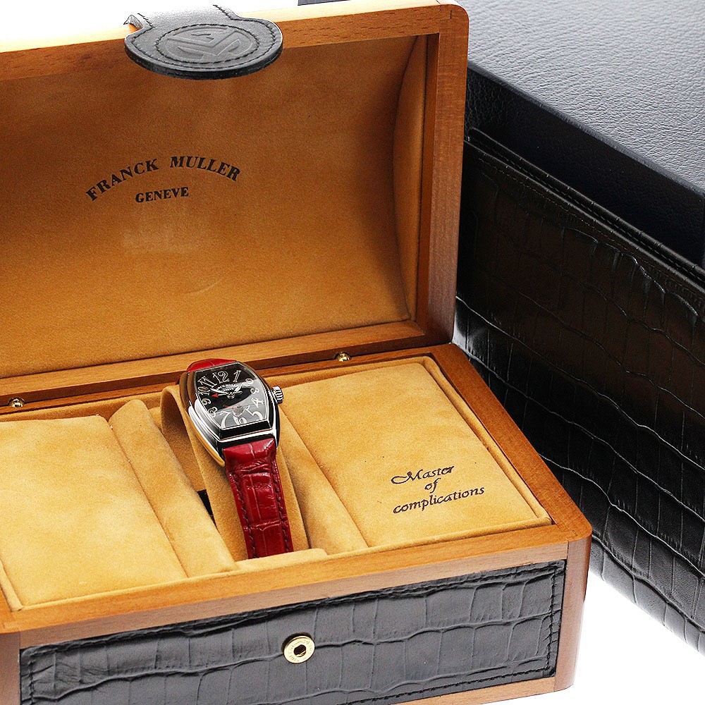 Franck Muller Watch Conquistador 8002LSC Date Automatic Leather w/Box, Warranty