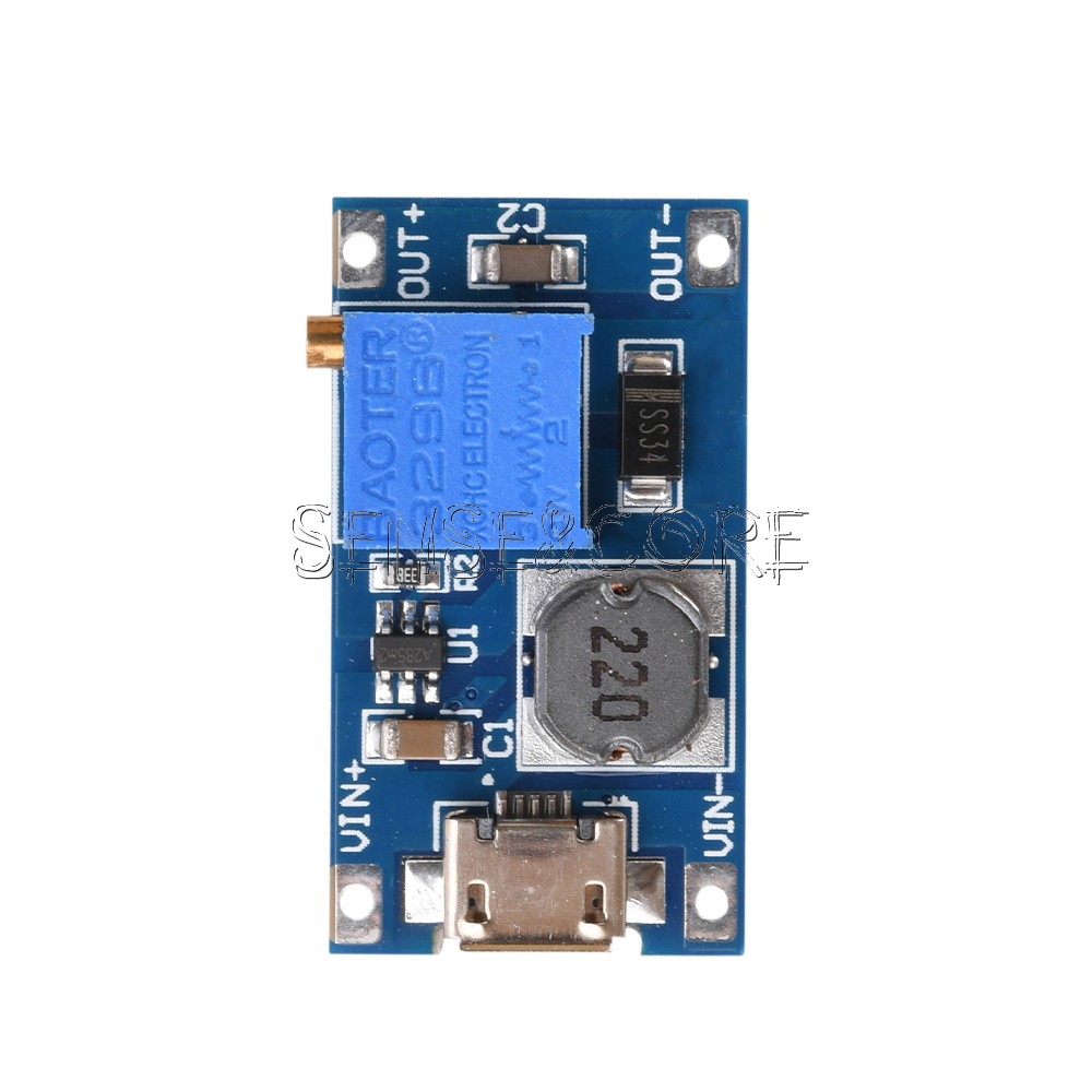 5PCS 2A booster board DC-DC step-up module 2/24V to 5/9/12 / 28V Replace XL6009