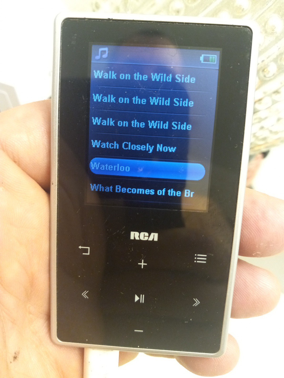 RCA M6204B MP3 Player Used – Works – Needs a New Battery