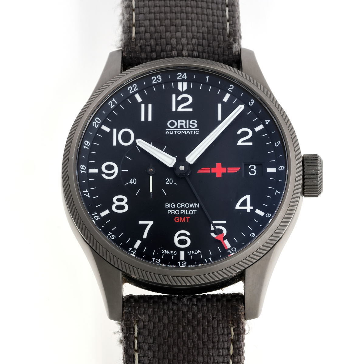 ORIS ProPilot GMT Rega Automatic 01 748 7710 4284-SET SS PVD Men’s Watch
