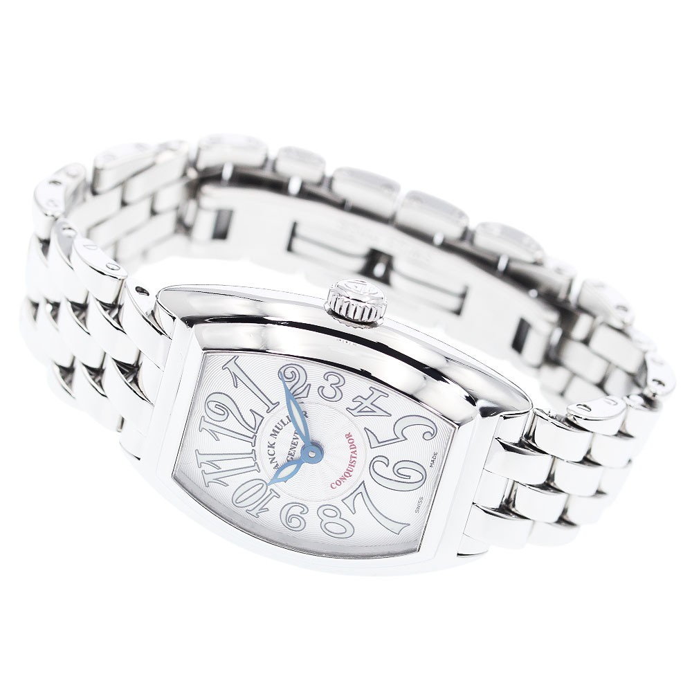 Franck Muller Watch Conquistador 8005LQZ Quartz Silver Stainless Steel w/Box