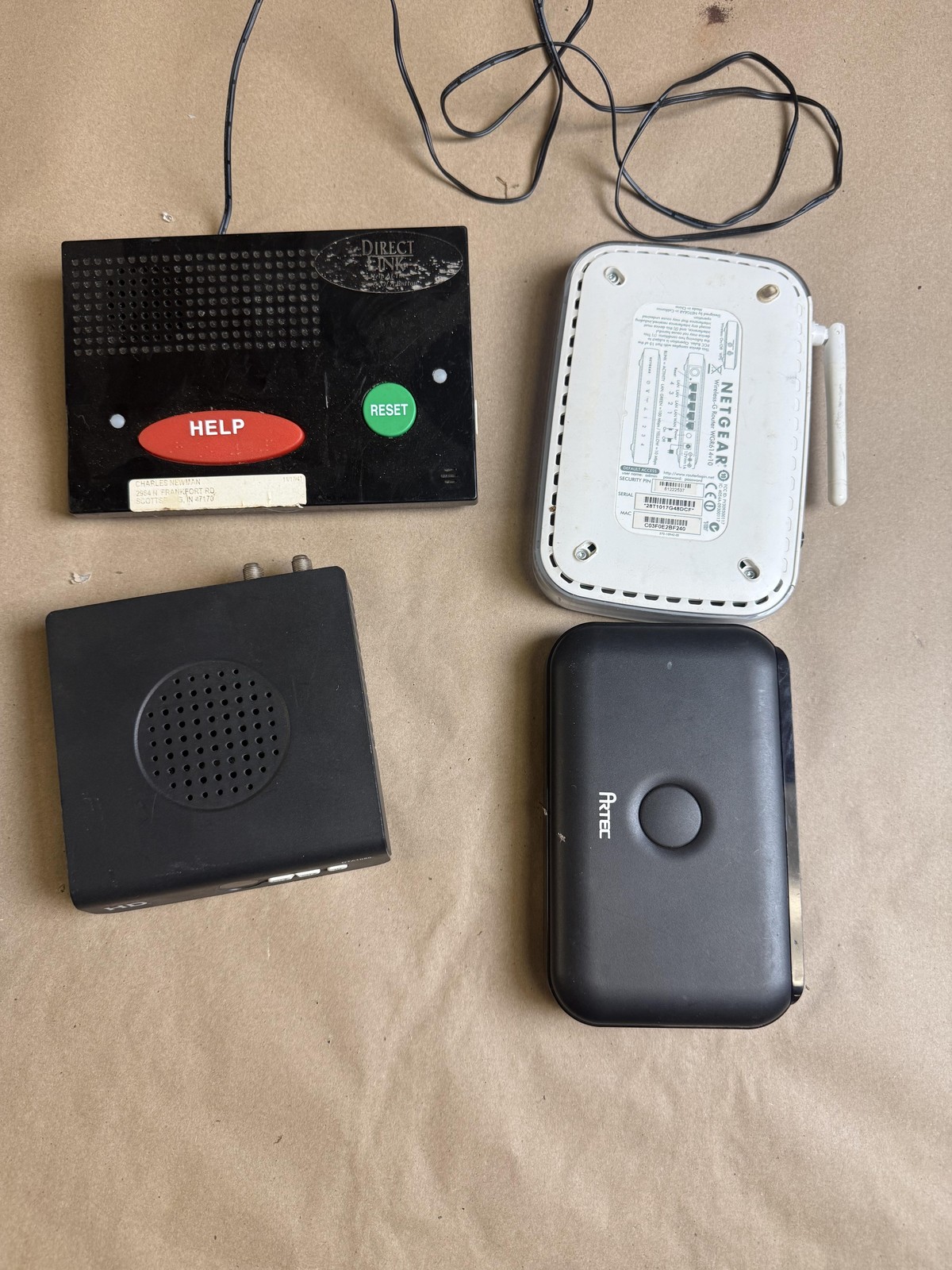 Netgear WGR614v10 Router AccessHD DTA1080 Artec Direct Link Electronics Lot