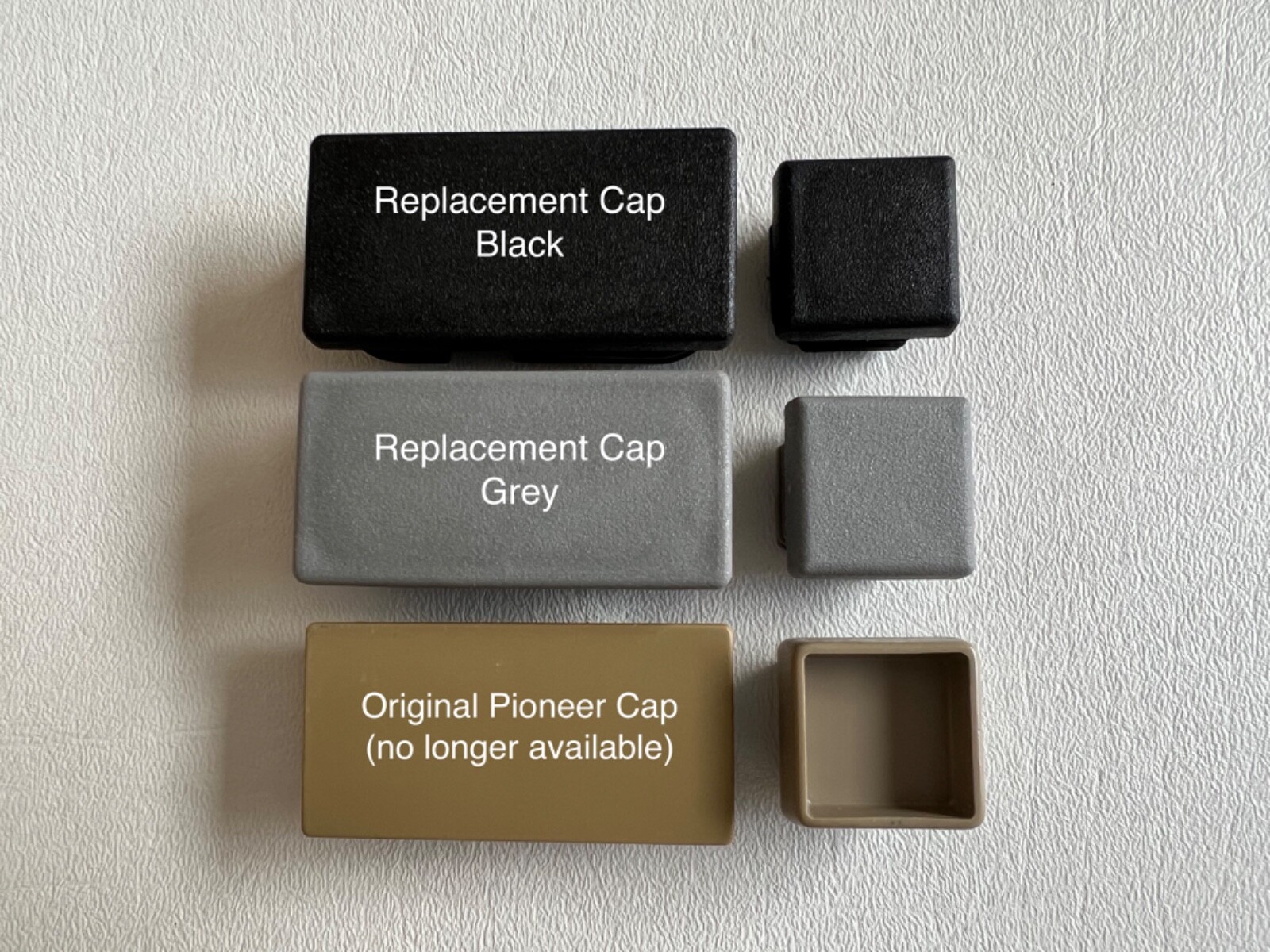 Assembly Hardware for Pioneer JA-R1A JA-R2S Racks: Screws, End Caps Round Clamps