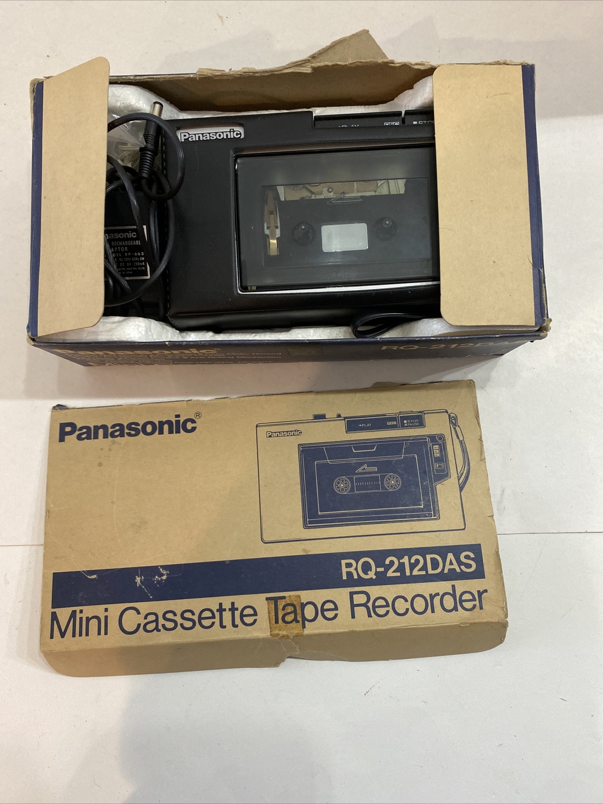 Panasonic RQ 212DAS Mini Cassette Tape Recorder