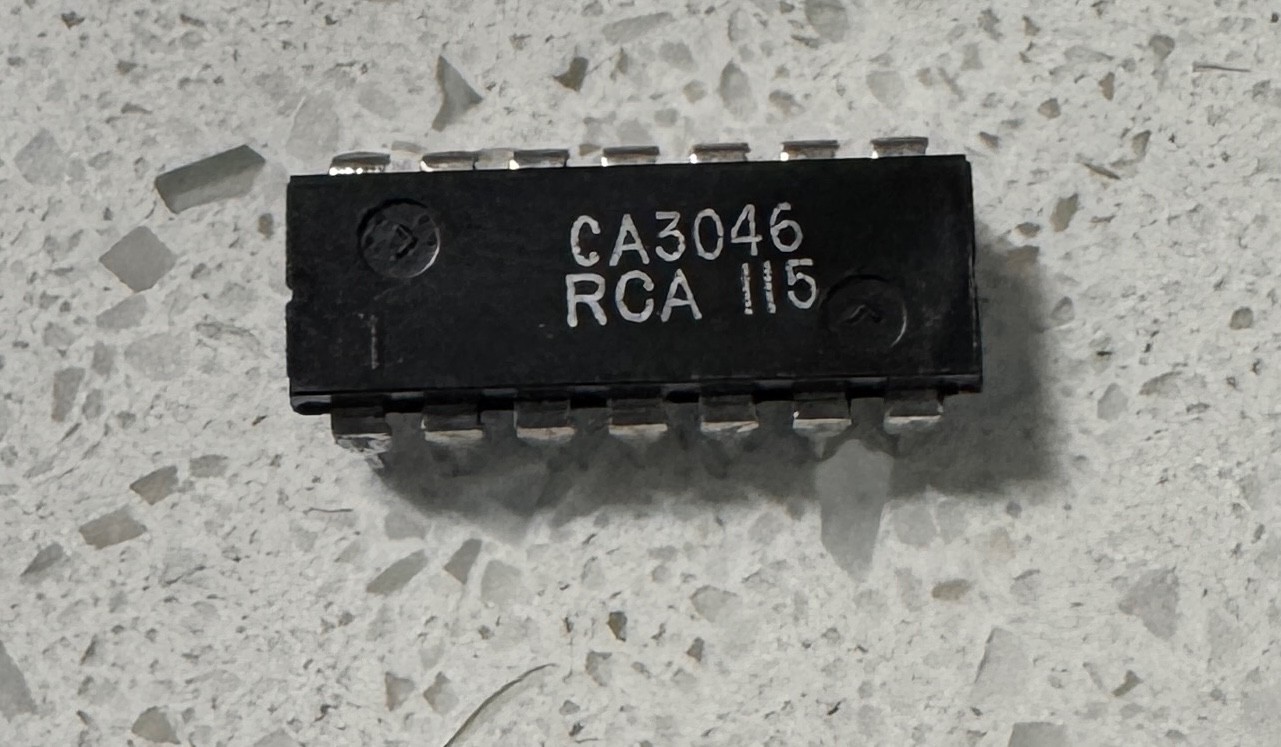 RCA TRANSISTOR ARRAY 115 CA3046