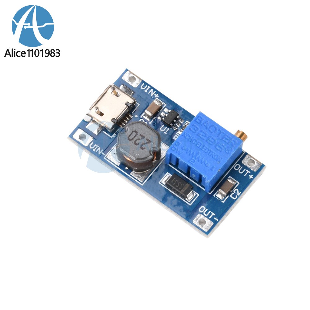 5PCS 2A booster board DC-DC step-up module 2/24V to 5/9/12 / 28V Replace XL6009