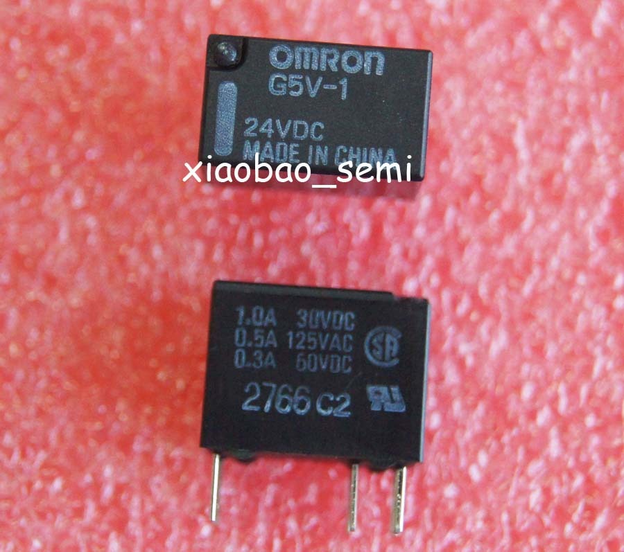 5PCS G5V-1-24VDC G5V-1-DC24V Signal Relay ORIGINAL OMRON 6PINS