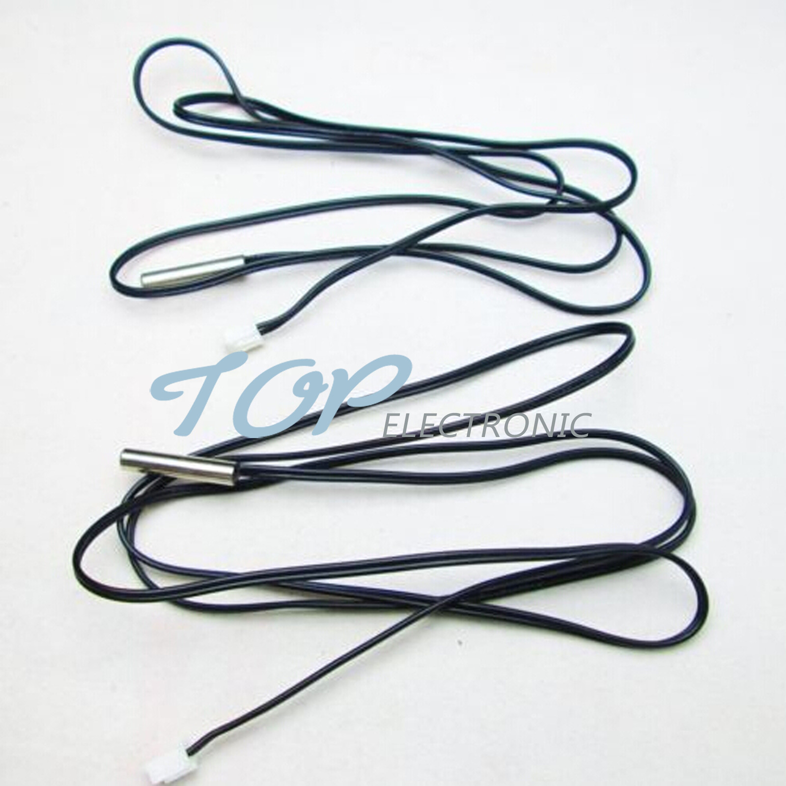 2pcs 1m NTC Thermistor accuracy temperature sensor 10K 1% 3950 Waterproof Probe
