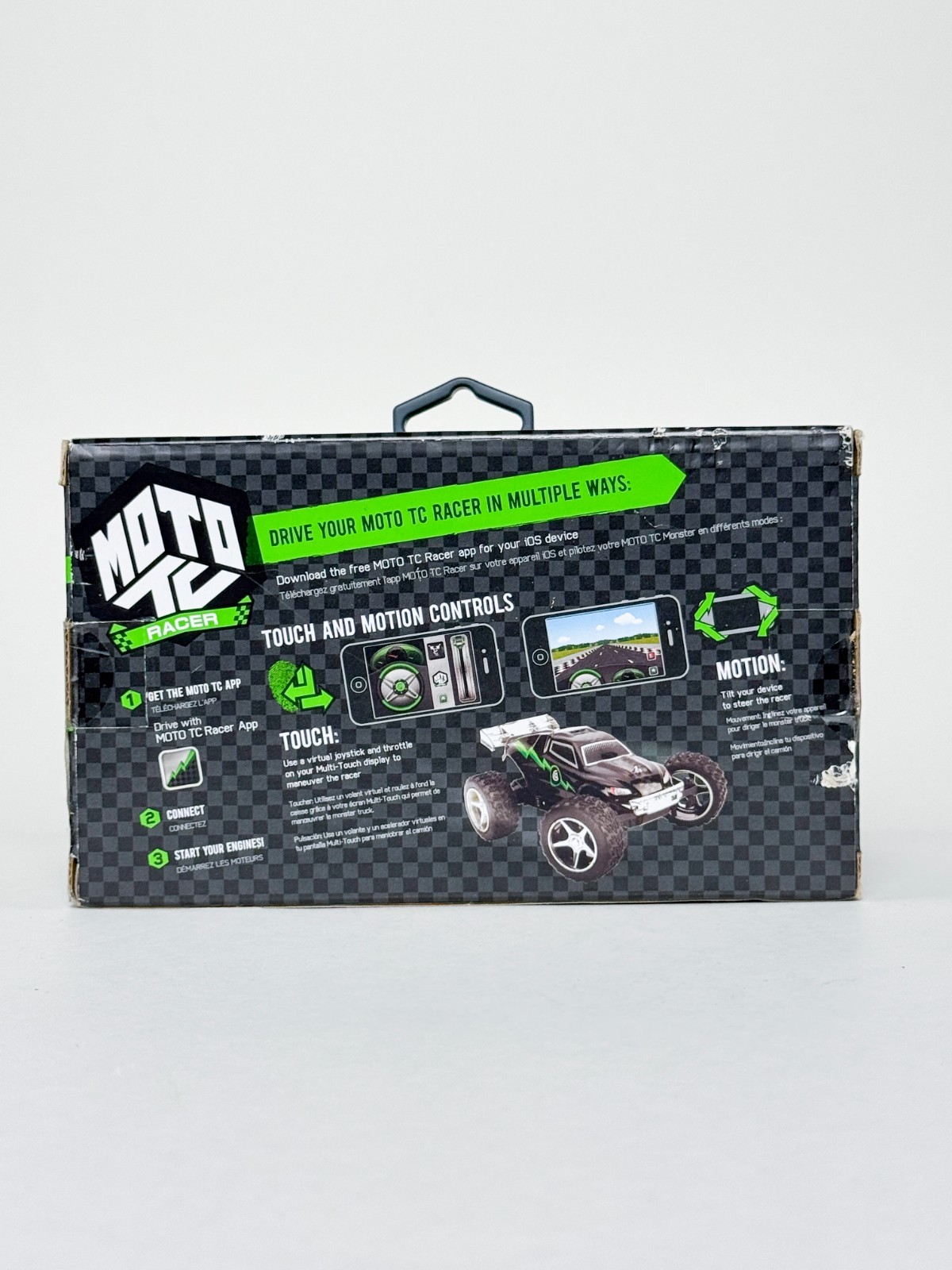 Griffin MOTO TC Racer Touch App Controlled Toy Race Car – Black/Green