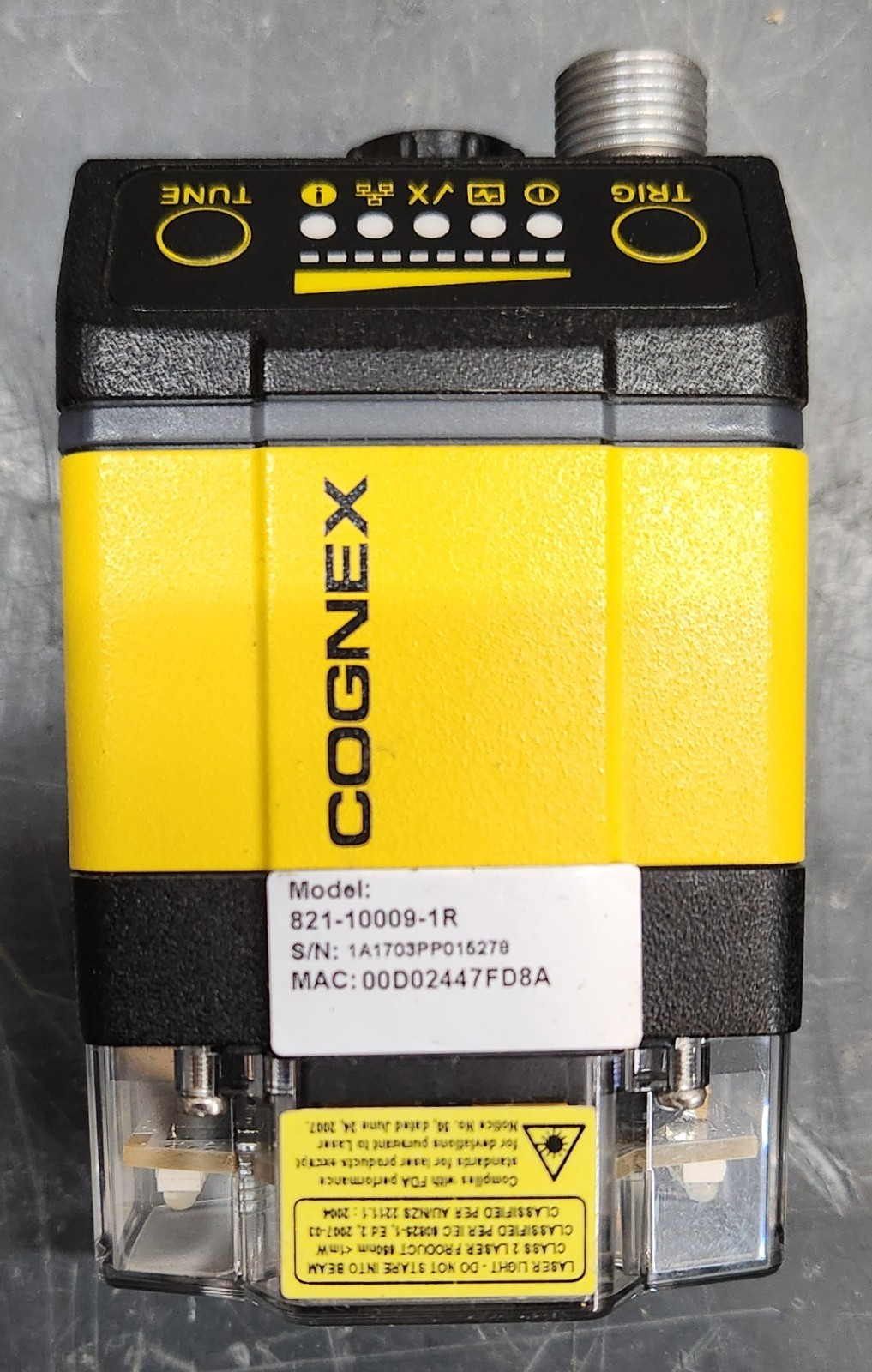 Cognex 821-10009-1R Programable 1D, 2D, Scanner Good Condition + bracket, Cables