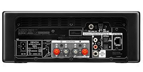 Denon DENON RCD-N10 Network CD Receiver HEOS/High-Res support Black RCD-N10-K
