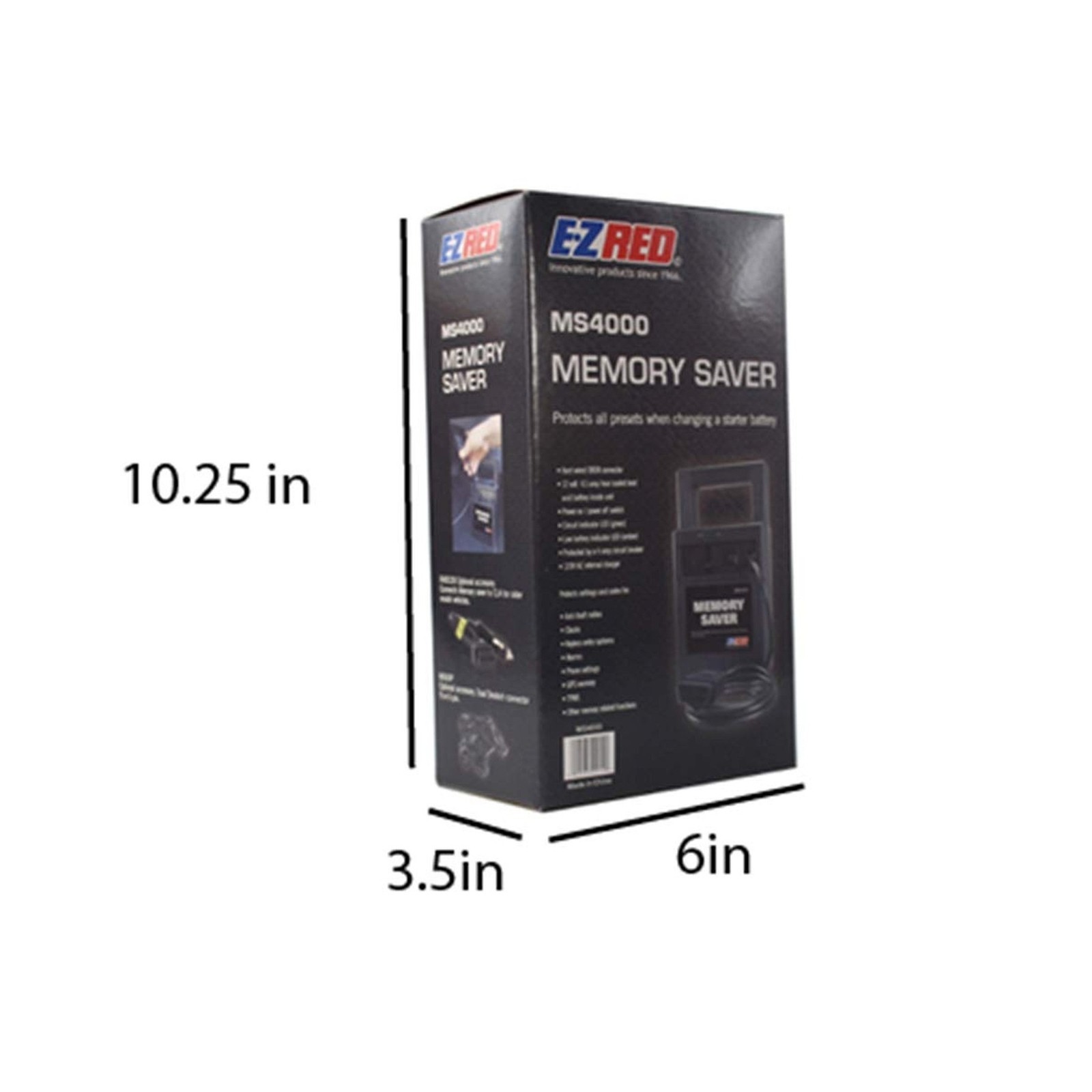 Memory Saver – w/ Built-in Charger – For Auto – MS4000 – Black