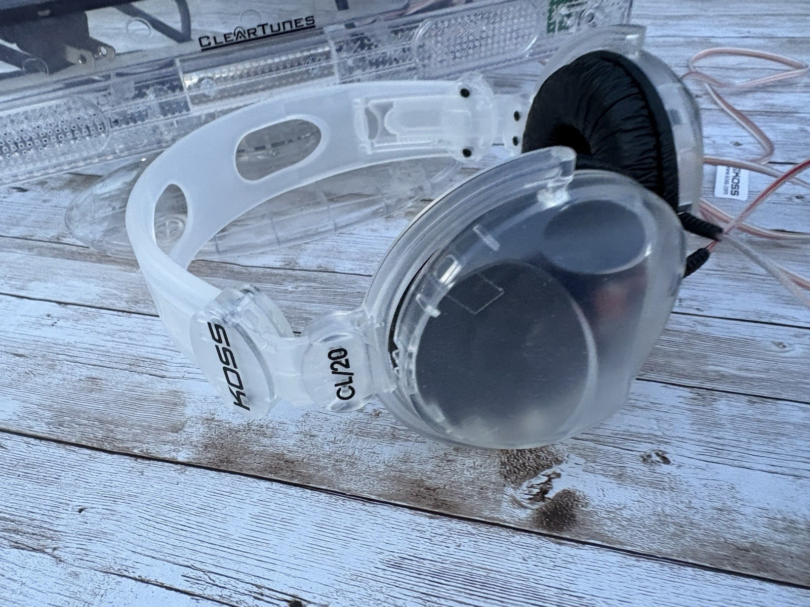 ClearTunes TV Bundle w/ Clear Headphones & Equity Clock