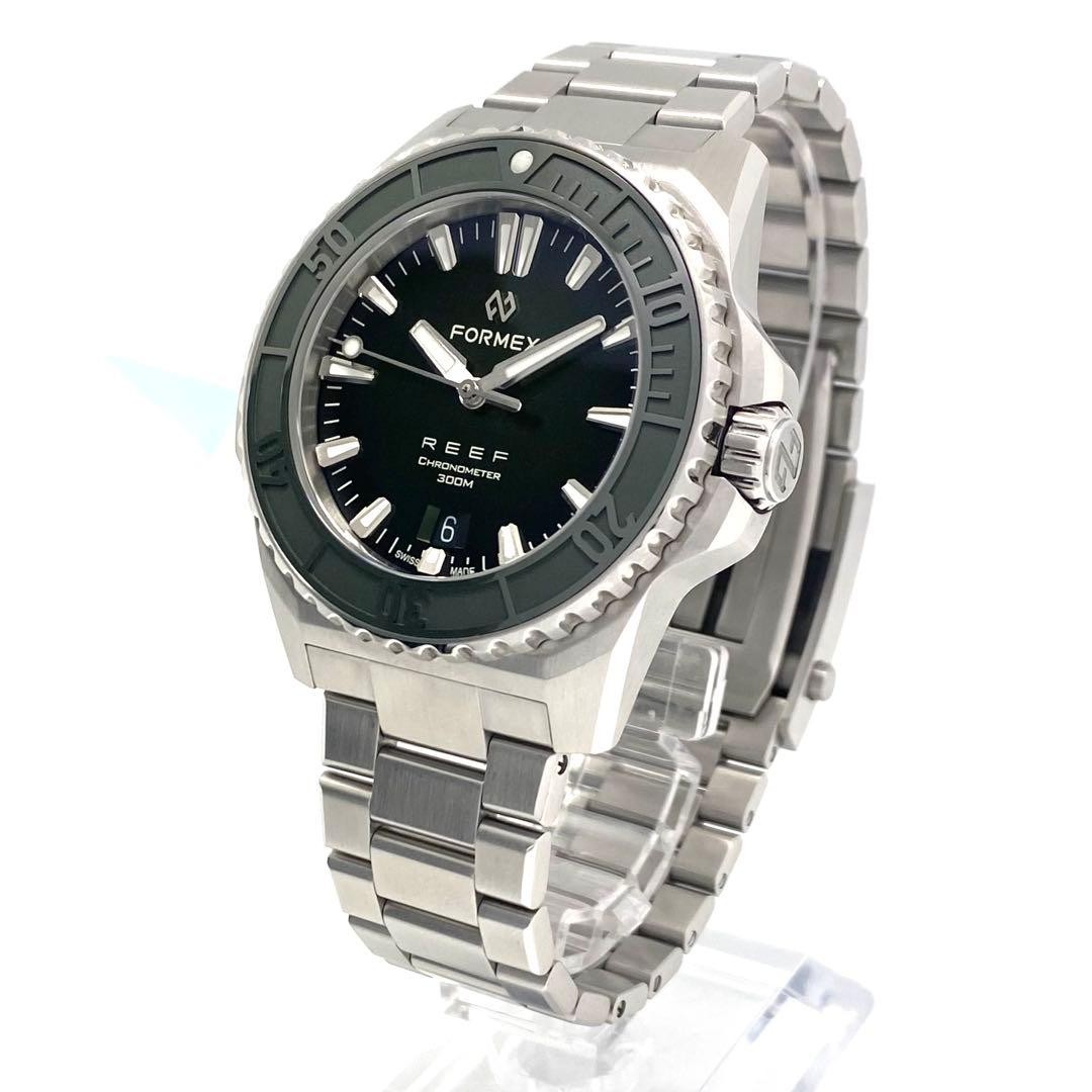 Formex Leaf Chronometer 2200.1.630X Automatic Box Warranty Links Date Round