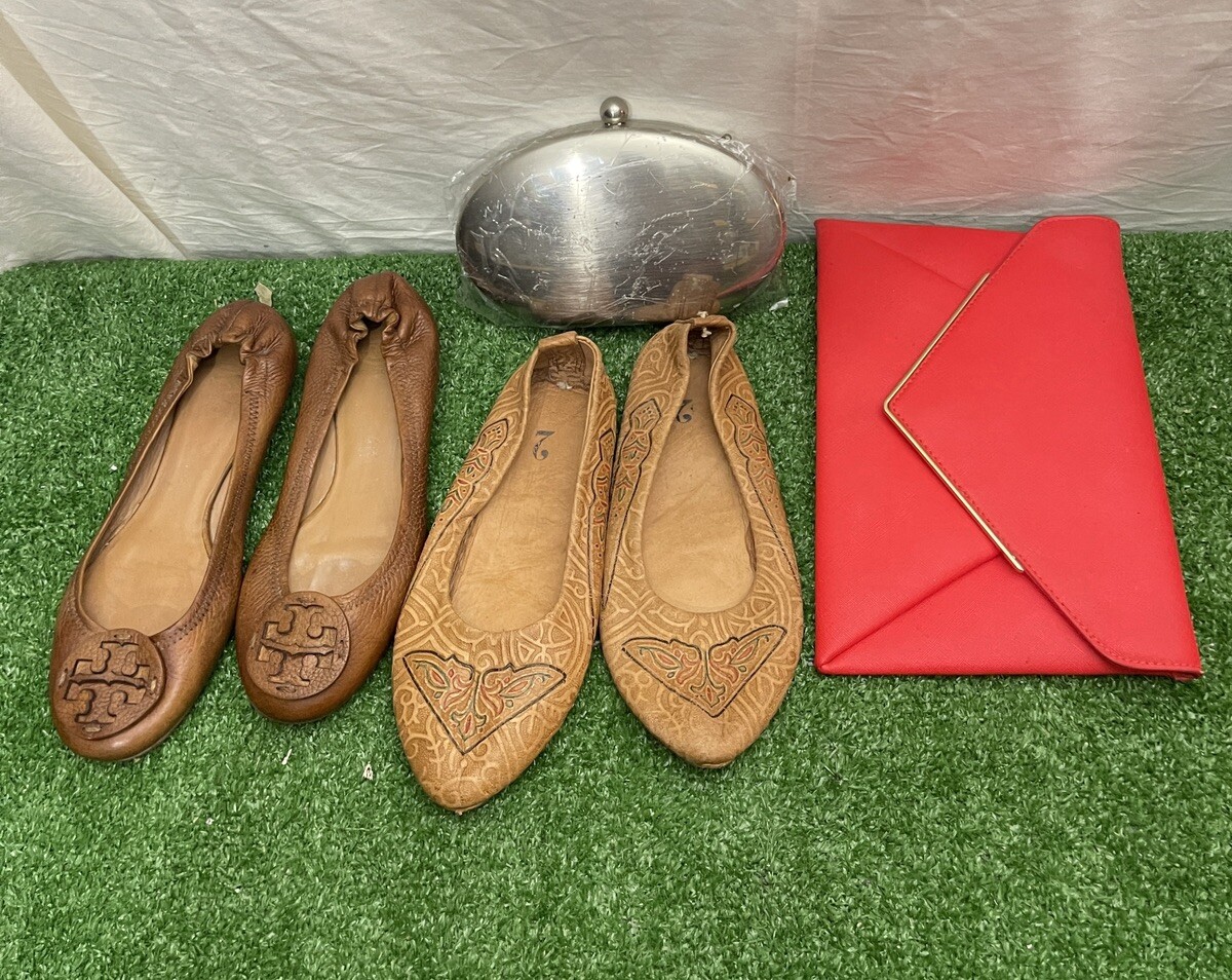Tori BURCH Sz10,Urban Expression Purse,Bam Forever Purse And 1 Unbranded Shoe